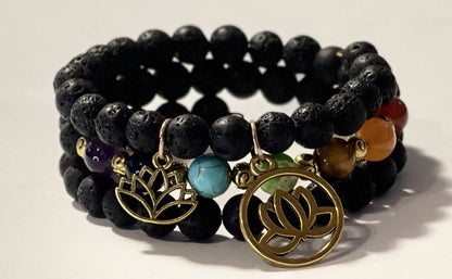 MEMORY WIRE CHAKRA BRACELET