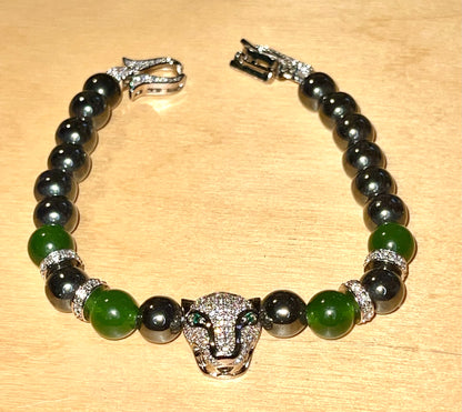 Mens Nephrite Jade Bracelet