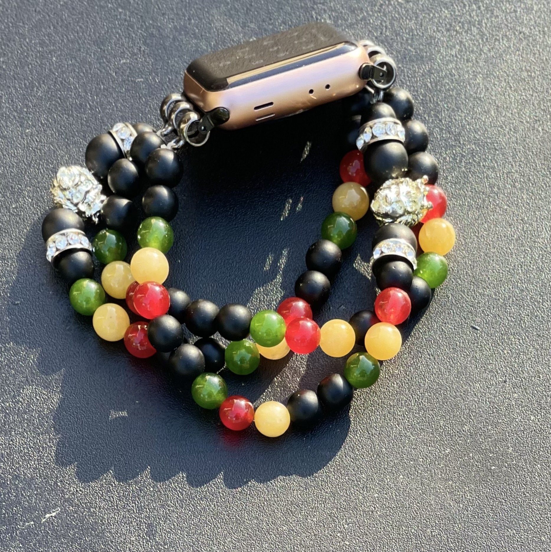 Rasta Apple Watch Band - E-monaejewels "LLC"